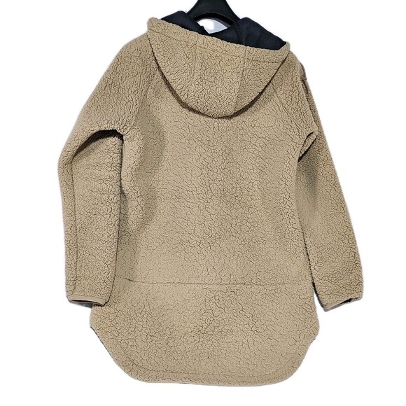 Columbia Jacket CSC Sherpa Fleece Womens Size L Hoodie Full Zip Beige/Khaki - Picture 3 of 9